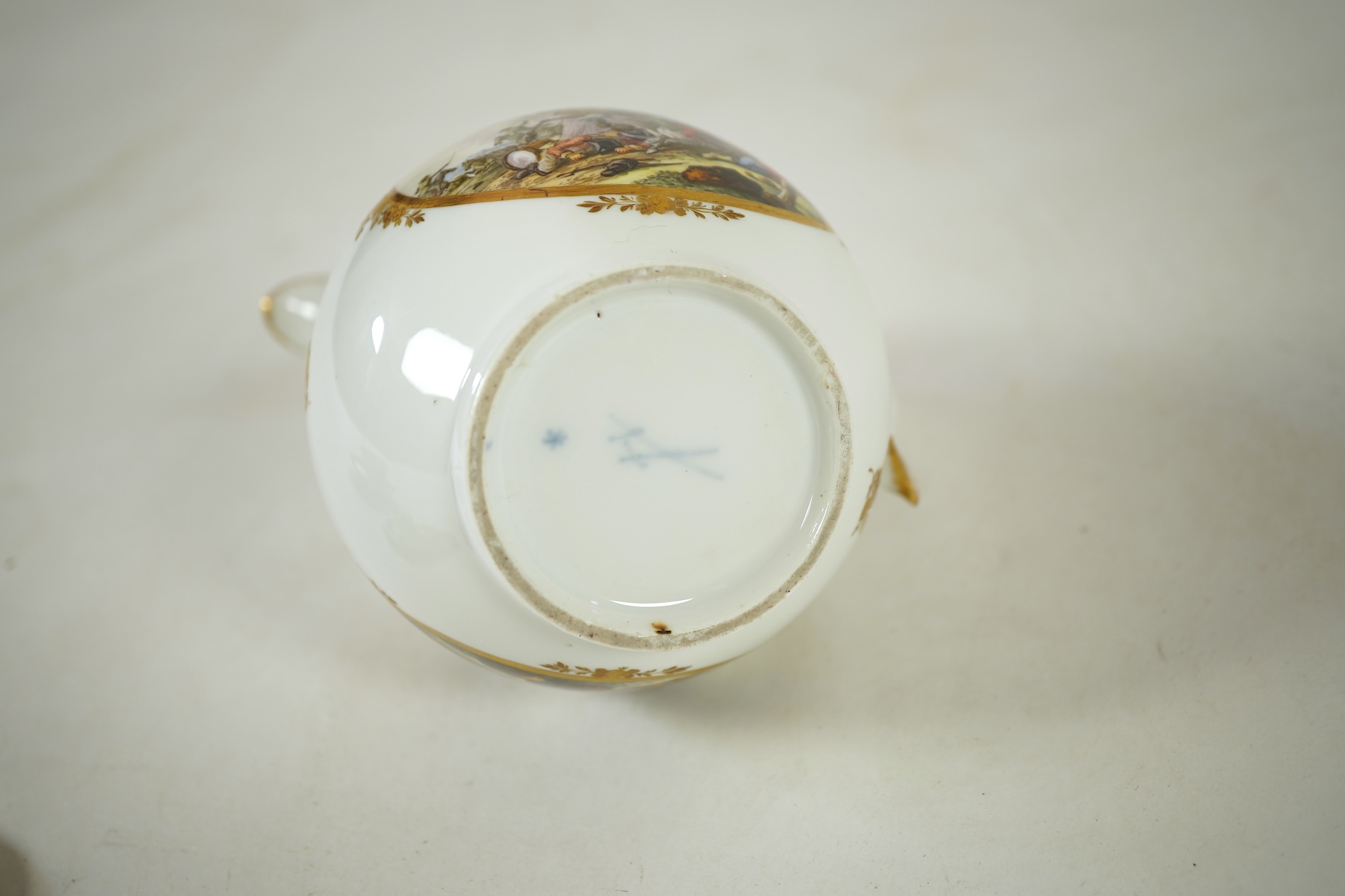 A Meissen covered jug, Marcolini period, c.1790